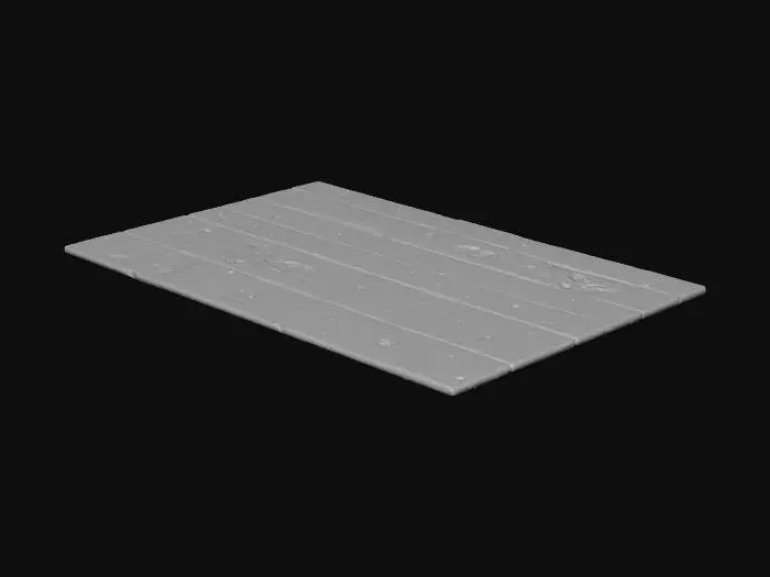 3D model for Old, scarred, damaged, and well worn wood flooring.30cm x 30cm