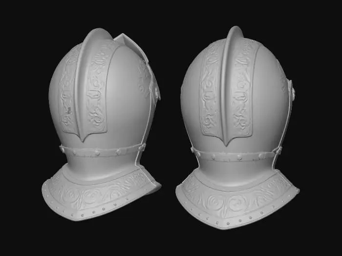 3D model for un casque de chevalier
