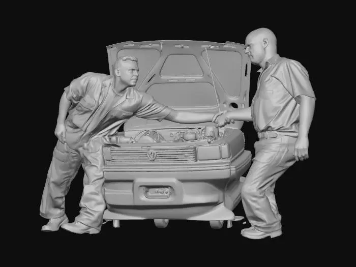 3D model for Car Rescue Moment