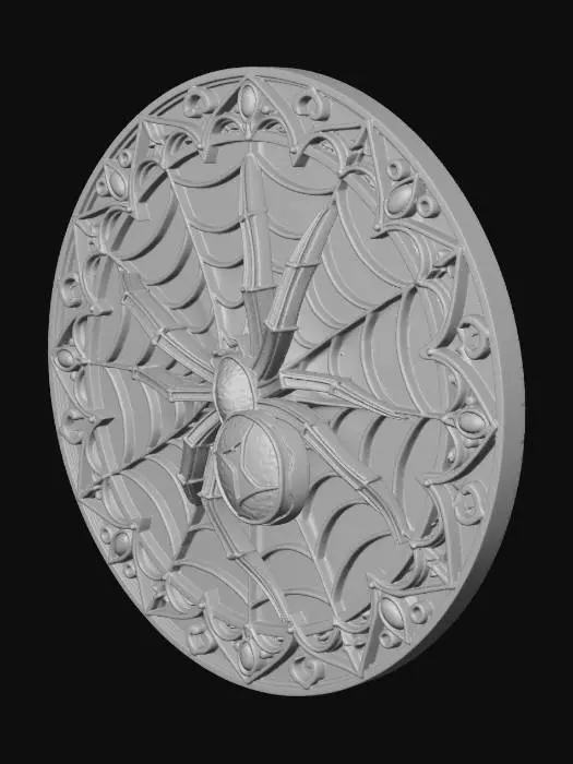 3D model for Stained Glass Spider