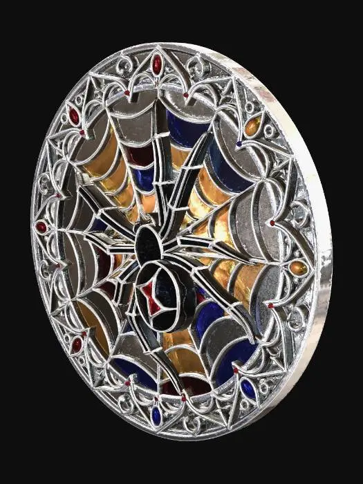 3D model for Stained Glass Spider