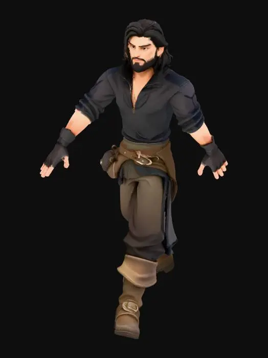 3D model for Adventurous Rogue
