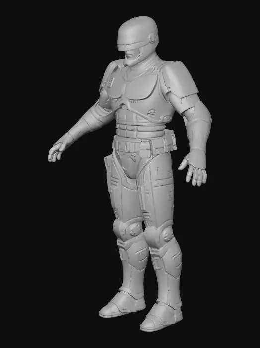 3D model for Cyborg Protector