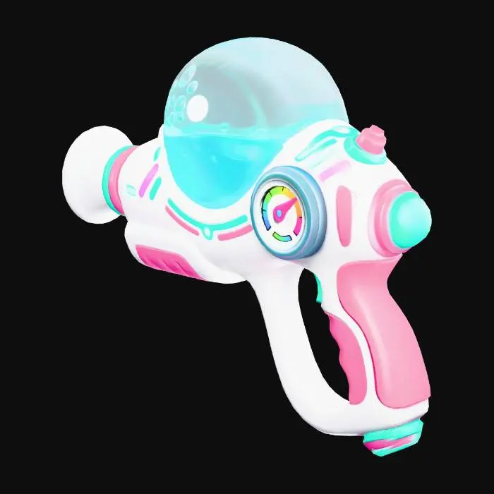 3D model for Water Gun gemini prompt
