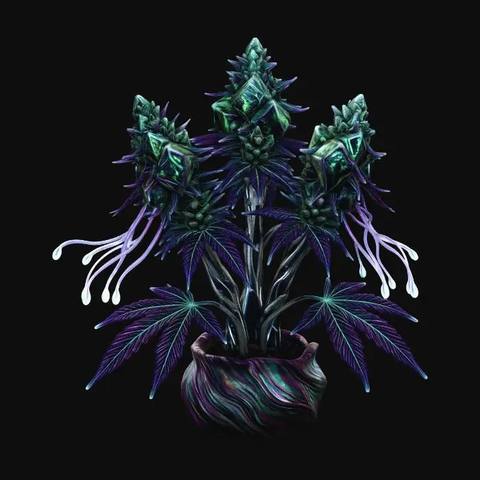 3D model for Nebula Cannabis Bloom