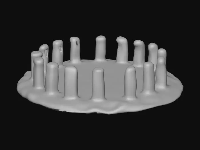 3D model for A circle of standing stones like stonehenge