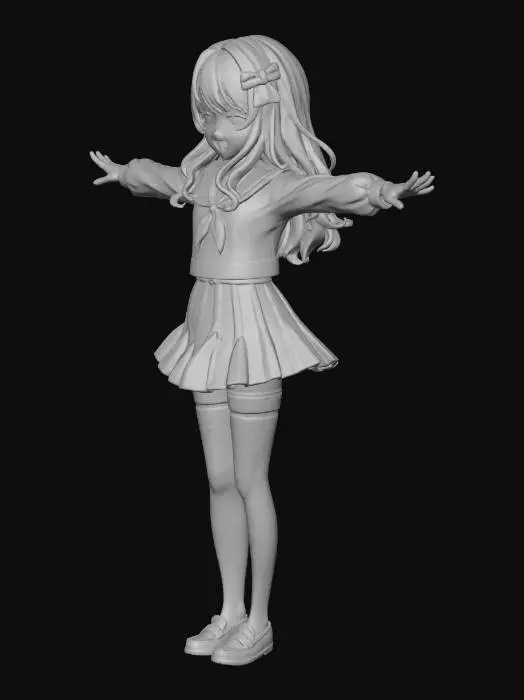 3D model for T model Schoolgirl