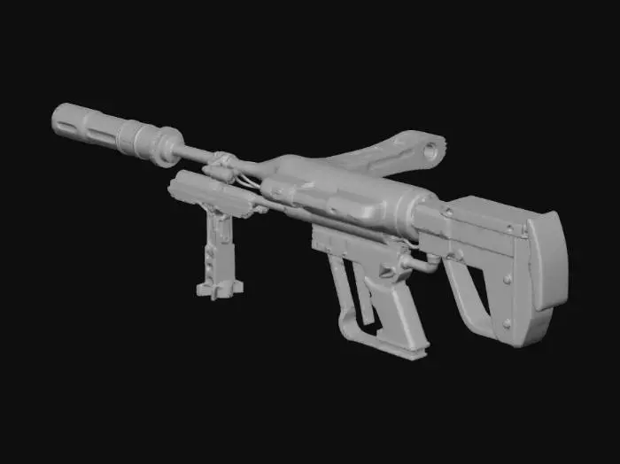 3D model for Steampunk Blaster