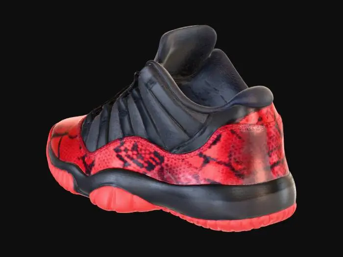 3D model for Turquoise Wave Sneaker