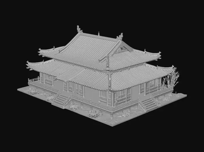 3D model for Temple on the Terrace