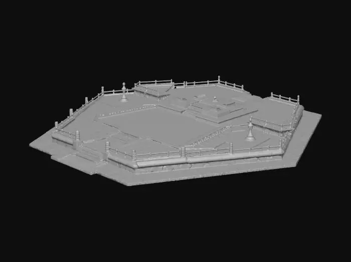 3D model for Octagonal Terrace