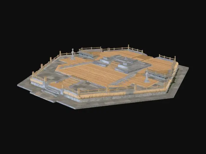 3D model for Octagonal Terrace