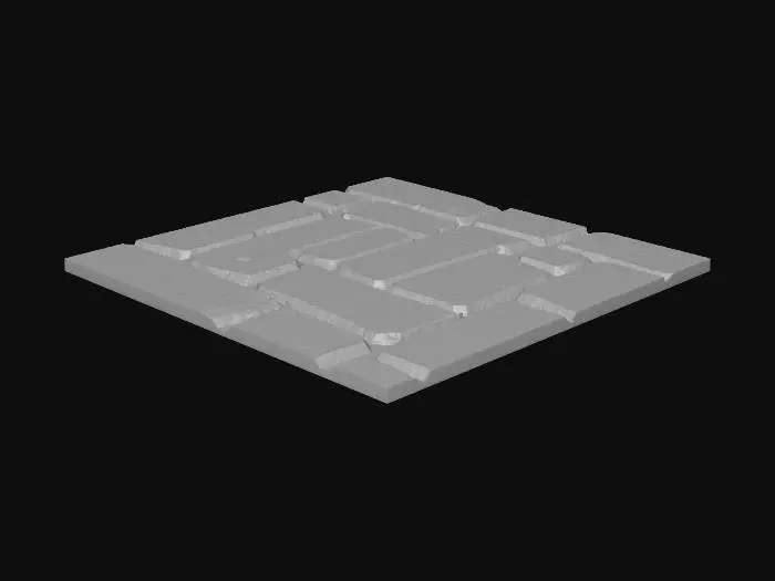 3D model for Cobblestone Paver Panel