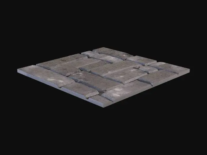 3D model for Cobblestone Paver Panel