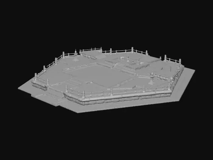 3D model for Octagonal Terrace