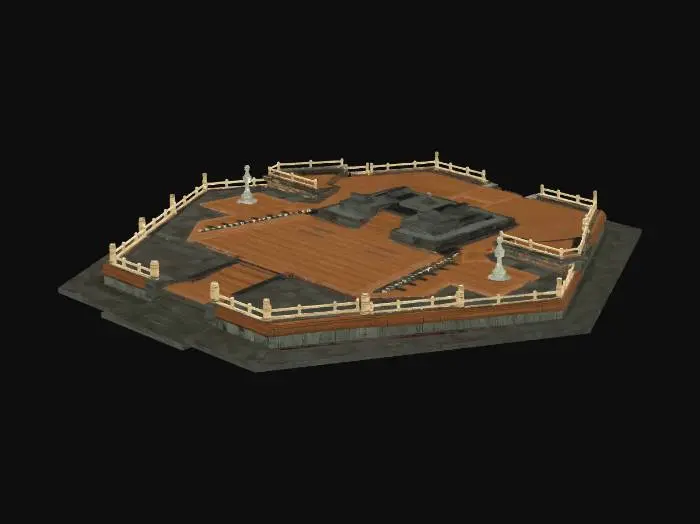 3D model for Octagonal Terrace
