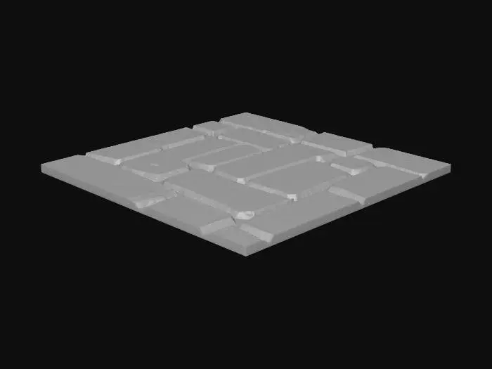 3D model for Cobblestone Paver Panel