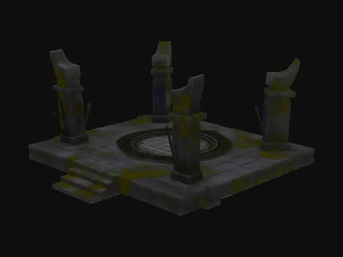 3D model for Altar of the Four Pillars