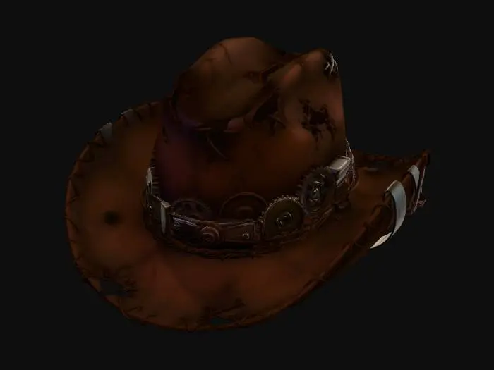 3D model for Steampunk Cowboy Hat