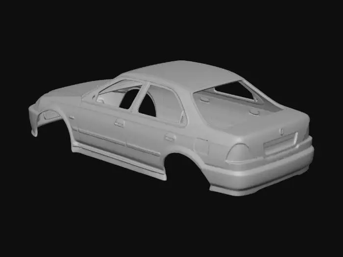 3D model for Silverline Sedan Prototype