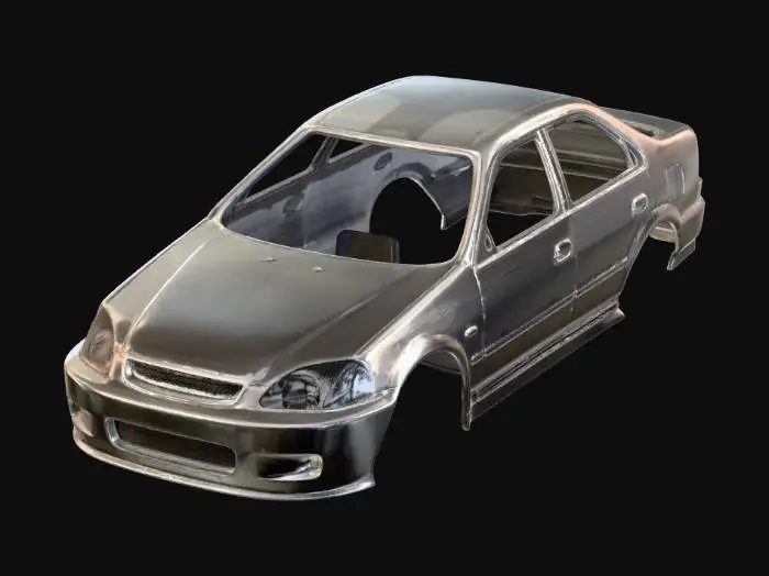 3D model for Silverline Sedan Prototype