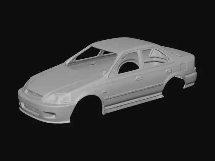 3D model for Silverline Sedan Prototype