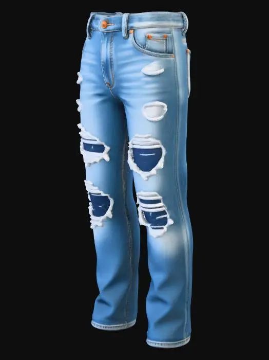 3D model for Rugged Denim Style