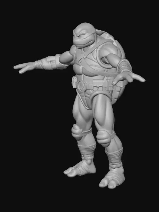 3D model for Teenage Mutant Ninja Turtle Action Figure