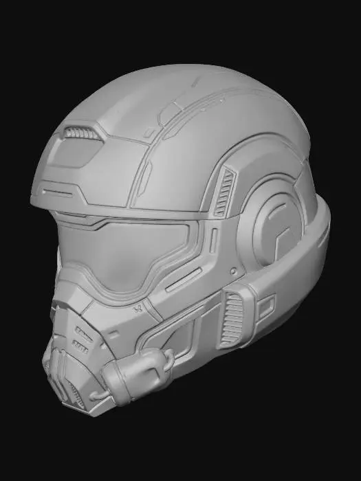 3D model for Vanguard Helmet