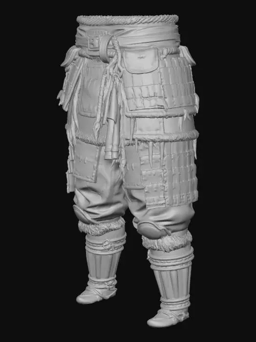 3D model for Lamellar Leg Armor