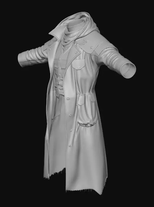 3D model for Dustbound Trenchcoat