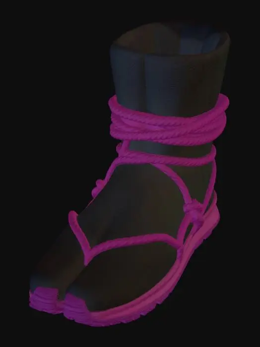 3D model for Rope Wrapped Sneaker