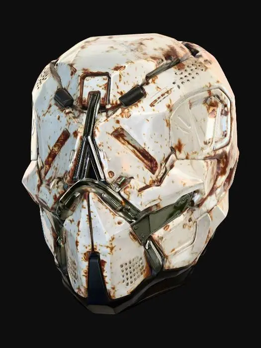 3D model for Futuristic Helmet Design