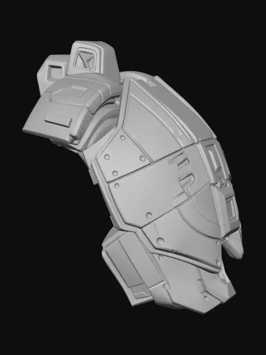3D model for Rusty Exosuit Helmet