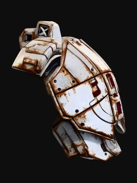 3D model for Rusty Exosuit Helmet