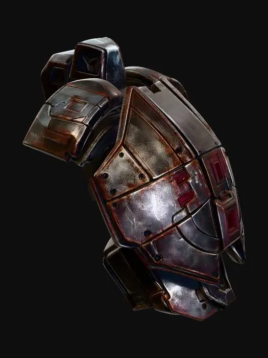 3D model for Rusty Exosuit Helmet