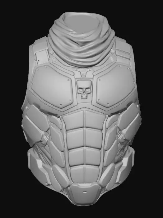 3D model for Skullcrest Chestplate