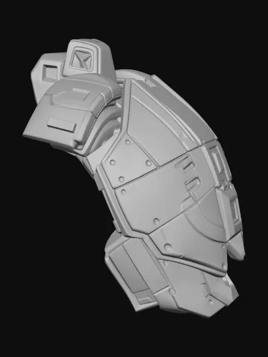 3D model for Rusty Exosuit Helmet
