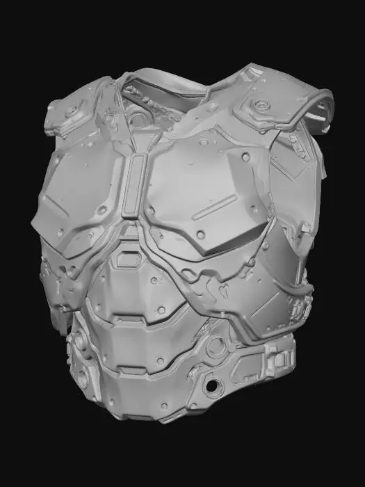 3D model for Exosuit Armor