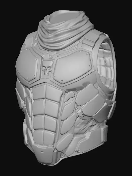 3D model for Skullcrest Chestplate