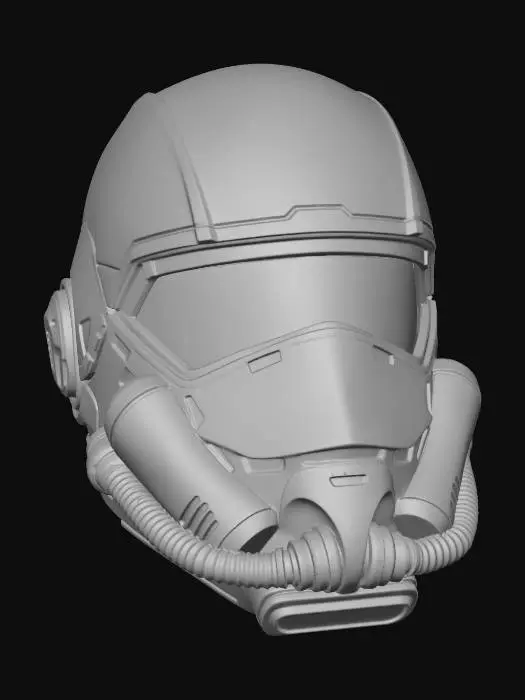 3D model for Crimson Vanguard Helmet