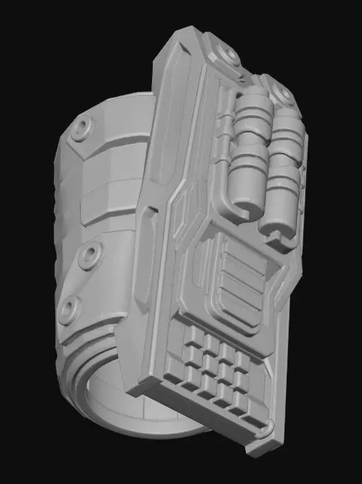 3D model for Wrist-Mounted Exo-Console