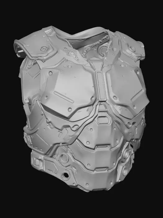 3D model for Exosuit Armor