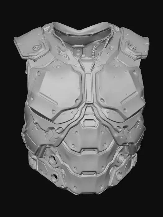 3D model for Exosuit Armor