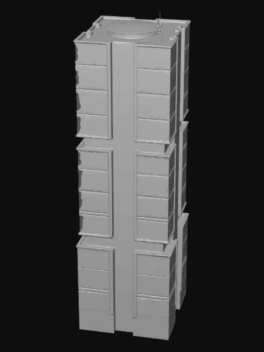 3D model for Stacked Glass Tower