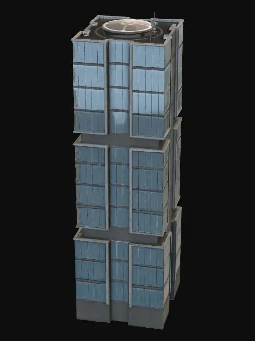 3D model for Stacked Glass Tower