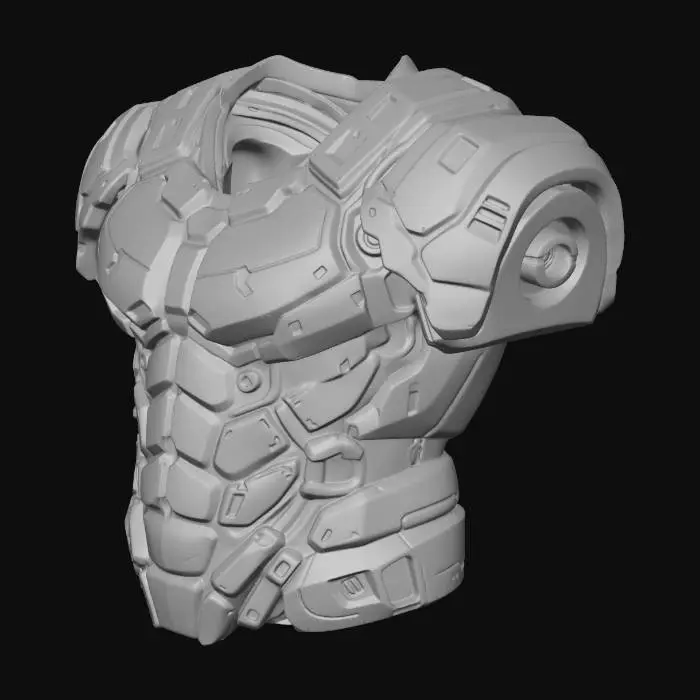 3D model for Futuristic Armor