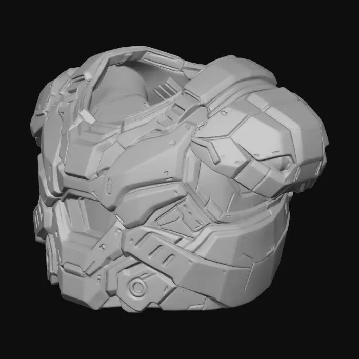 3D model for Armored Exosuit Chestplate