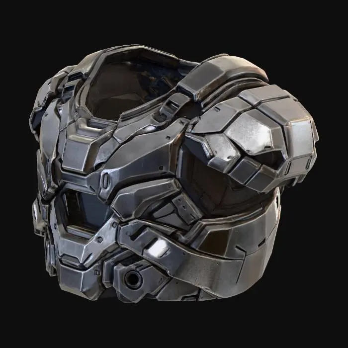 3D model for Armored Exosuit Chestplate