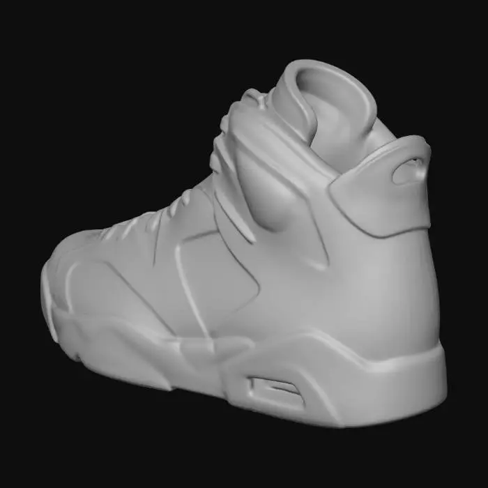 3D model for Yellow Air Sneaker